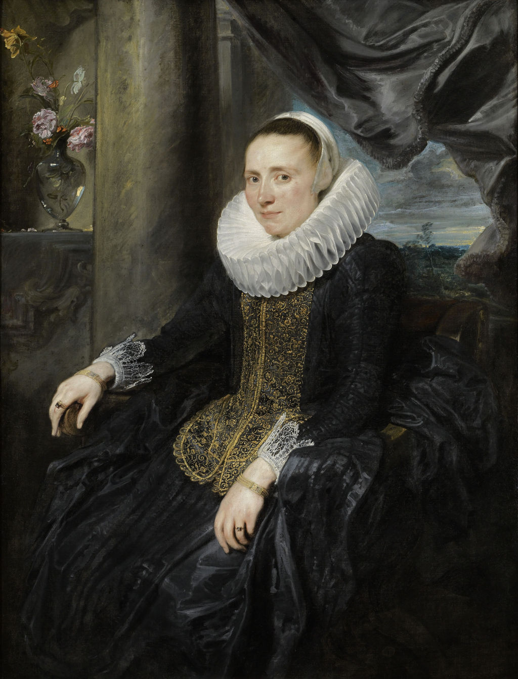 Anthony van Dyck, Margareta de Vos, about 1620. The Frick Collection, Henry Clay Frick Bequest.